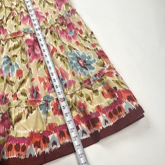 House Of Harlow Floral Cottagecore Maxi Dress S Smocked Ruffled Boho Peasant - Picture 7 of 10